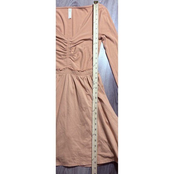 Daily Practice Anthropologie Rock Arch Long Sleeve Ruched Mini Dress‎ Small - Picture 10 of 12